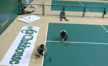 Thi c&ocirc;ng s&acirc;n Pickleball