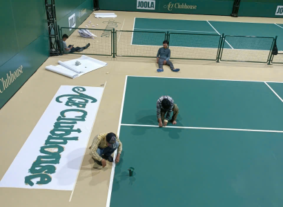 Thi c&ocirc;ng s&acirc;n Pickleball