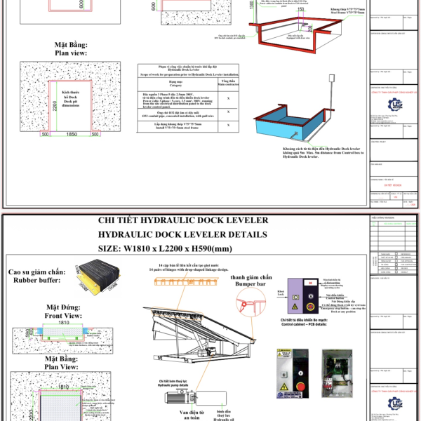 DỰ &Aacute;N THI C&Ocirc;NG LẮP ĐẶT HỆ THỐNG DOCK N&Acirc;NG LEVELER TẠI B&Igrave;NH DƯƠNG