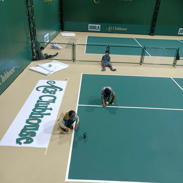 Thi c&ocirc;ng s&acirc;n Pickleball